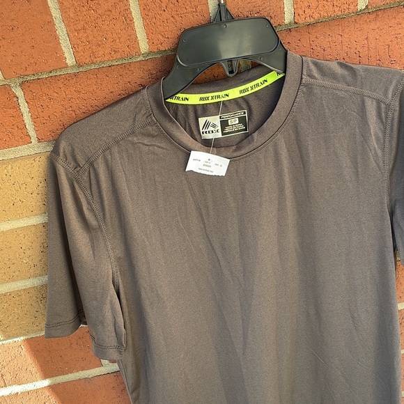 NWT Reebok RBX Performance X-TRAIN Active dark Gray Short Sleeves Tee X-DRI S - Picture 6 of 10